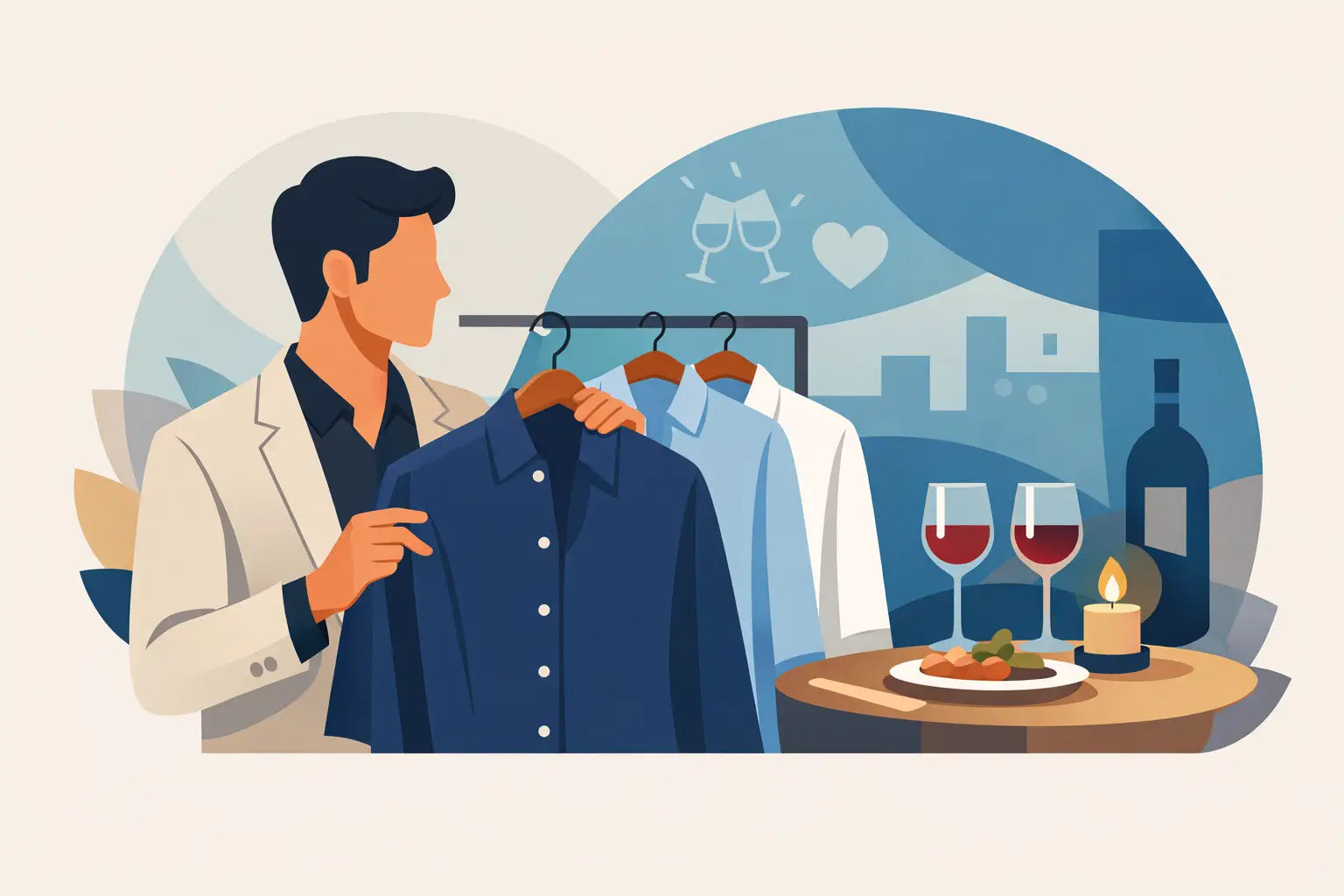 Men's Shirts for Dinner Dates That Feel Right