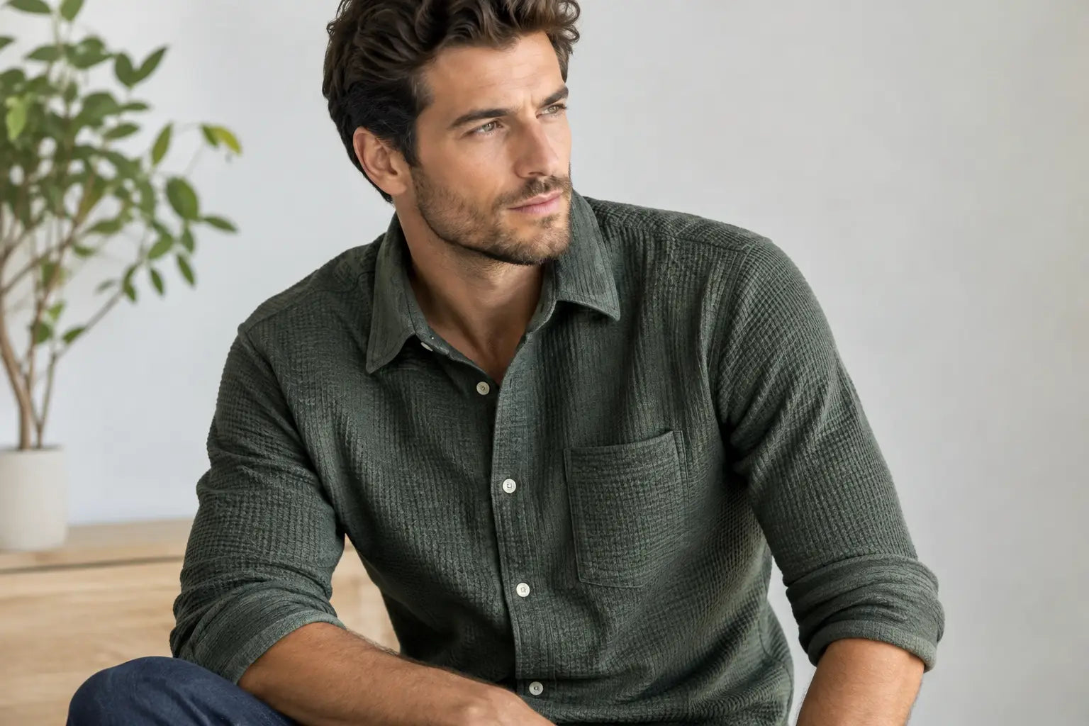 Men's Textured Shirts That Work Harder