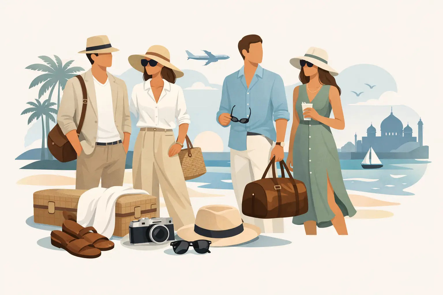 10 Linen Travel Outfit Examples That Look Sharp