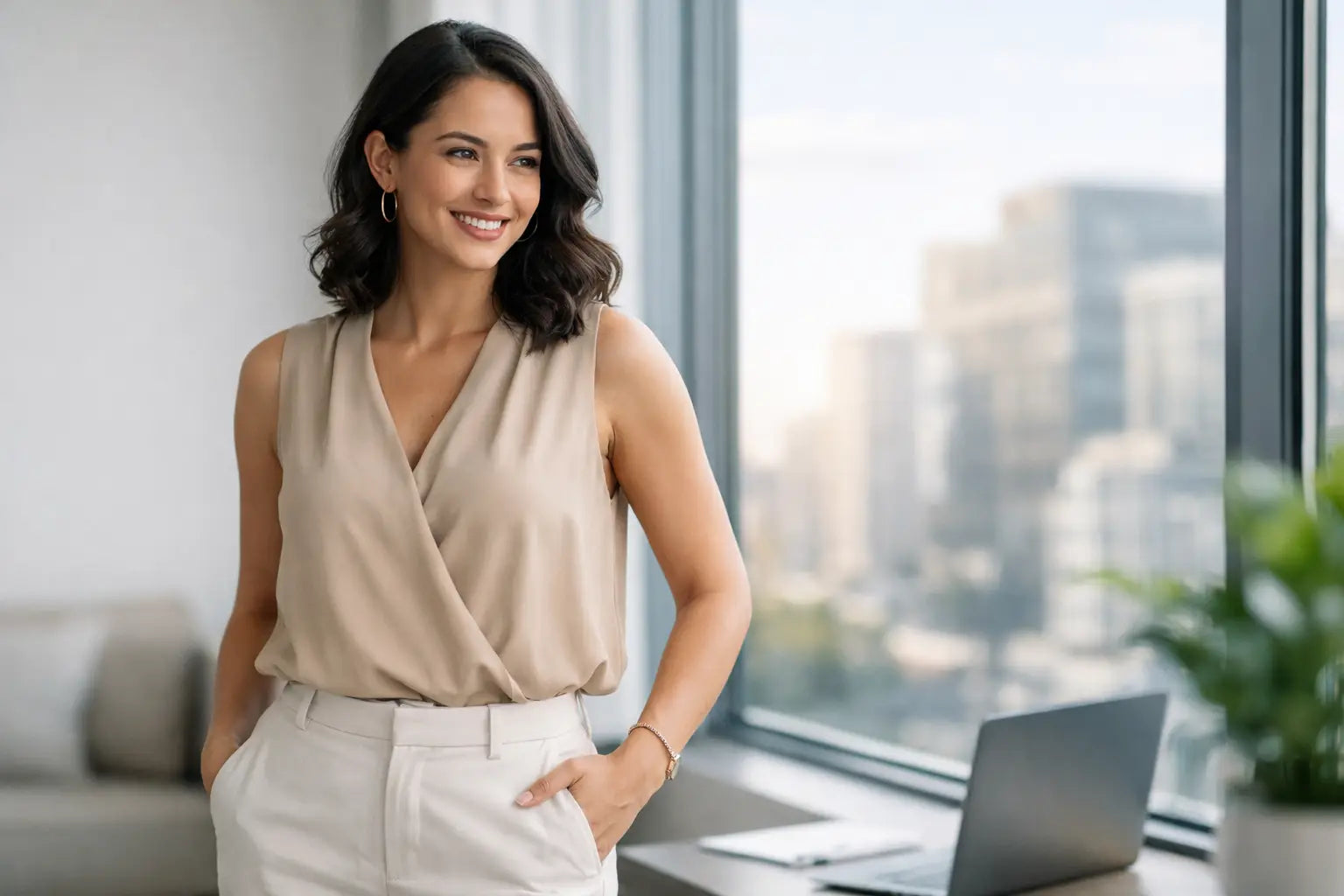How to Style Sleeveless Tops With Confidence