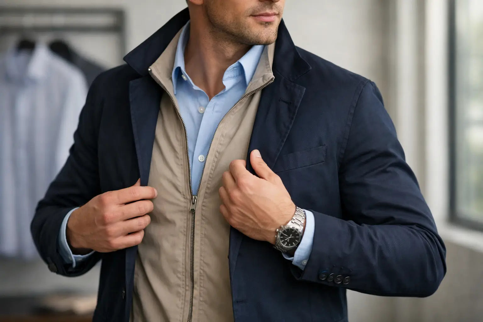 How to Layer Dress Shirts Without Looking Bulky