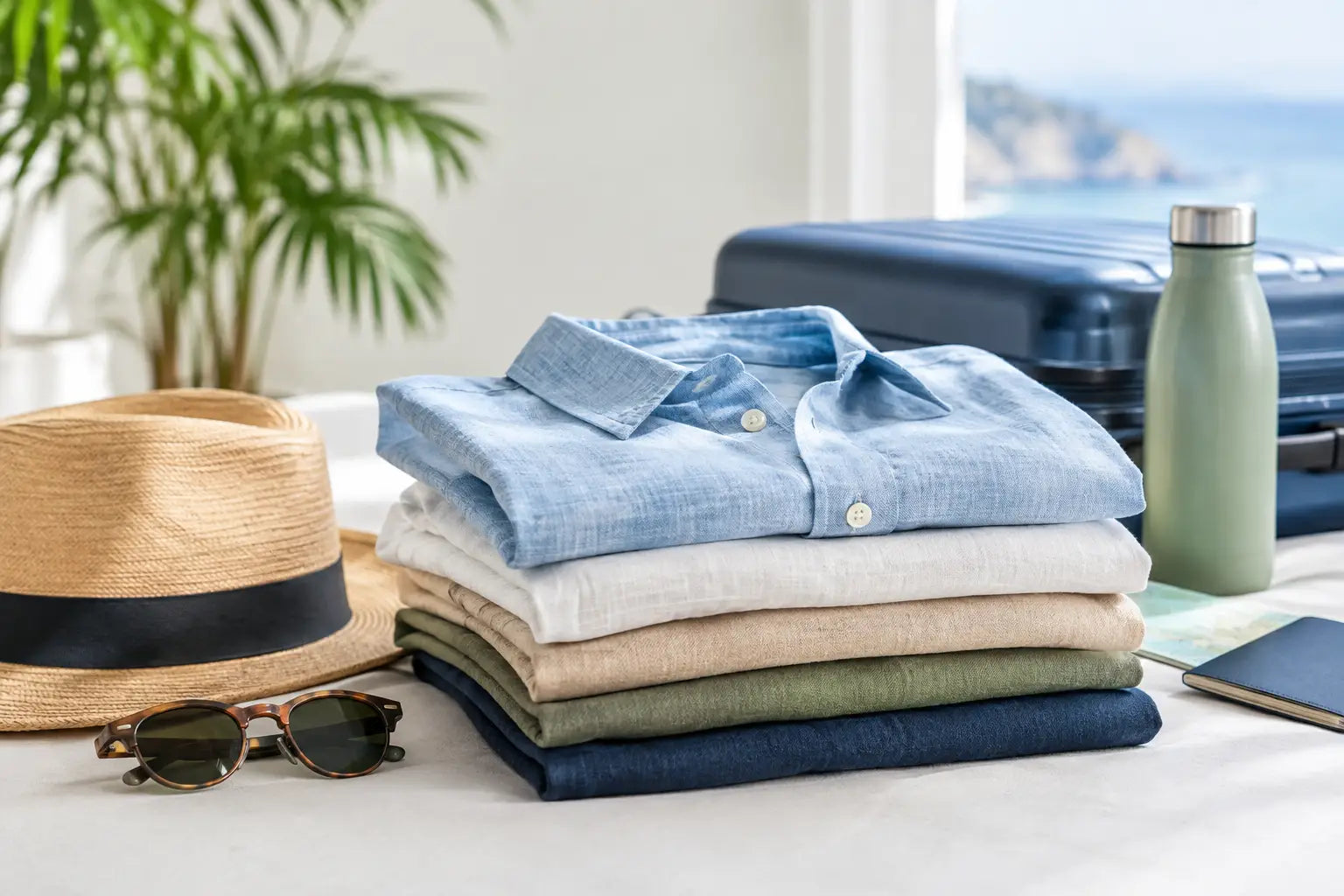 Top Fabrics for Summer Travel That Stay Sharp