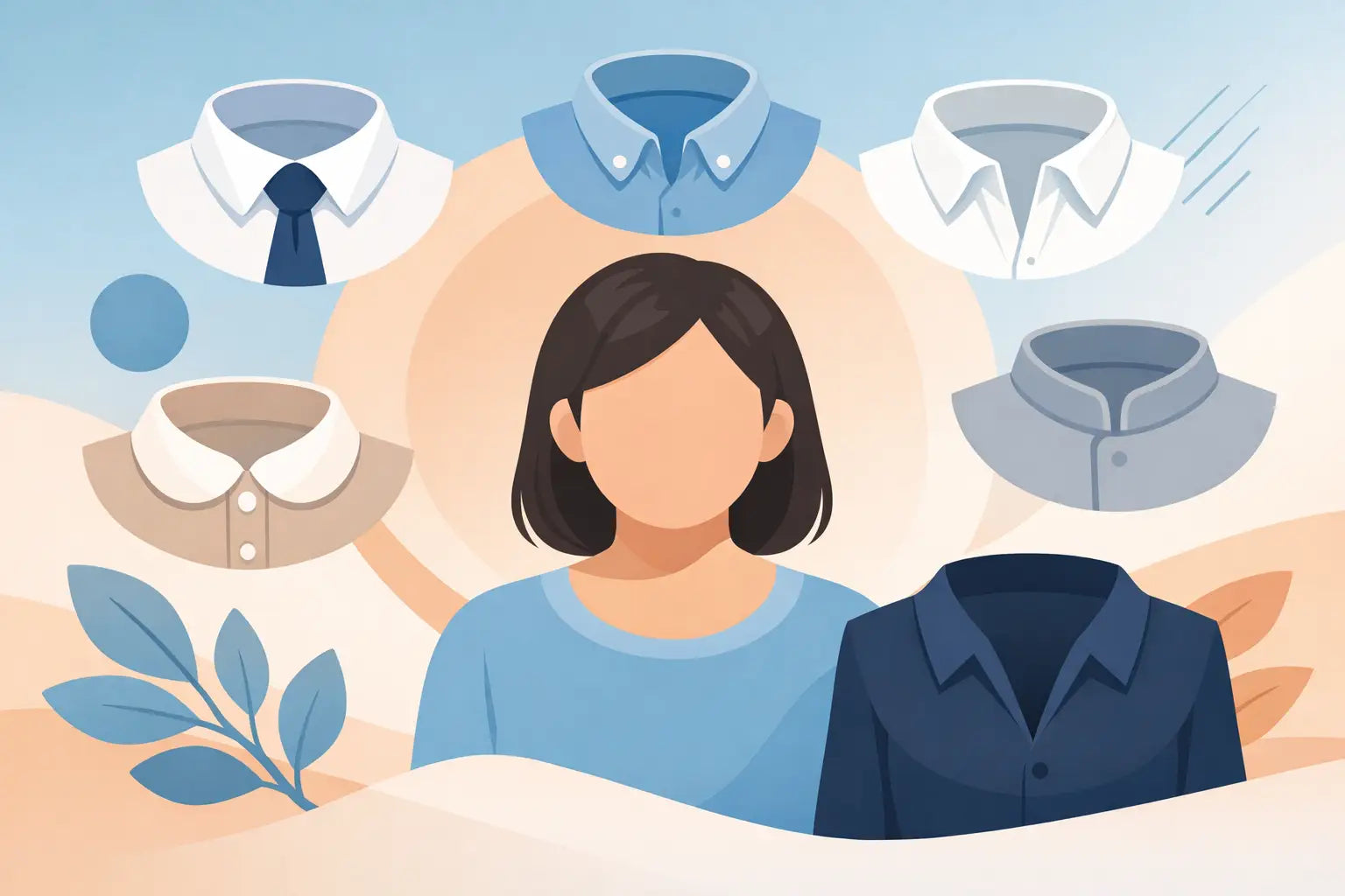 Which Collar Suits Round Faces? 6 Sharp Choices