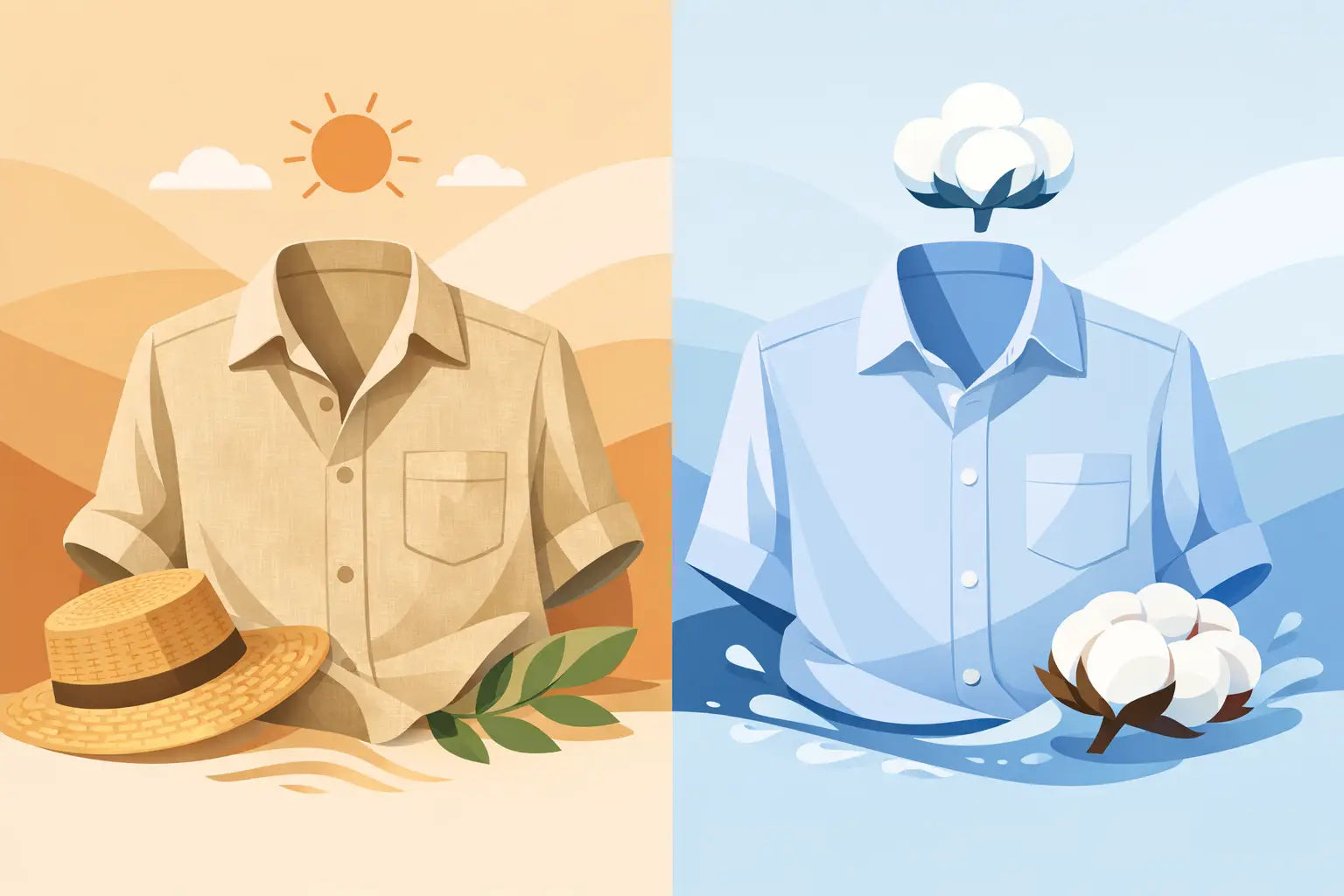 Linen Versus Cotton Shirts: Which Feels Right?