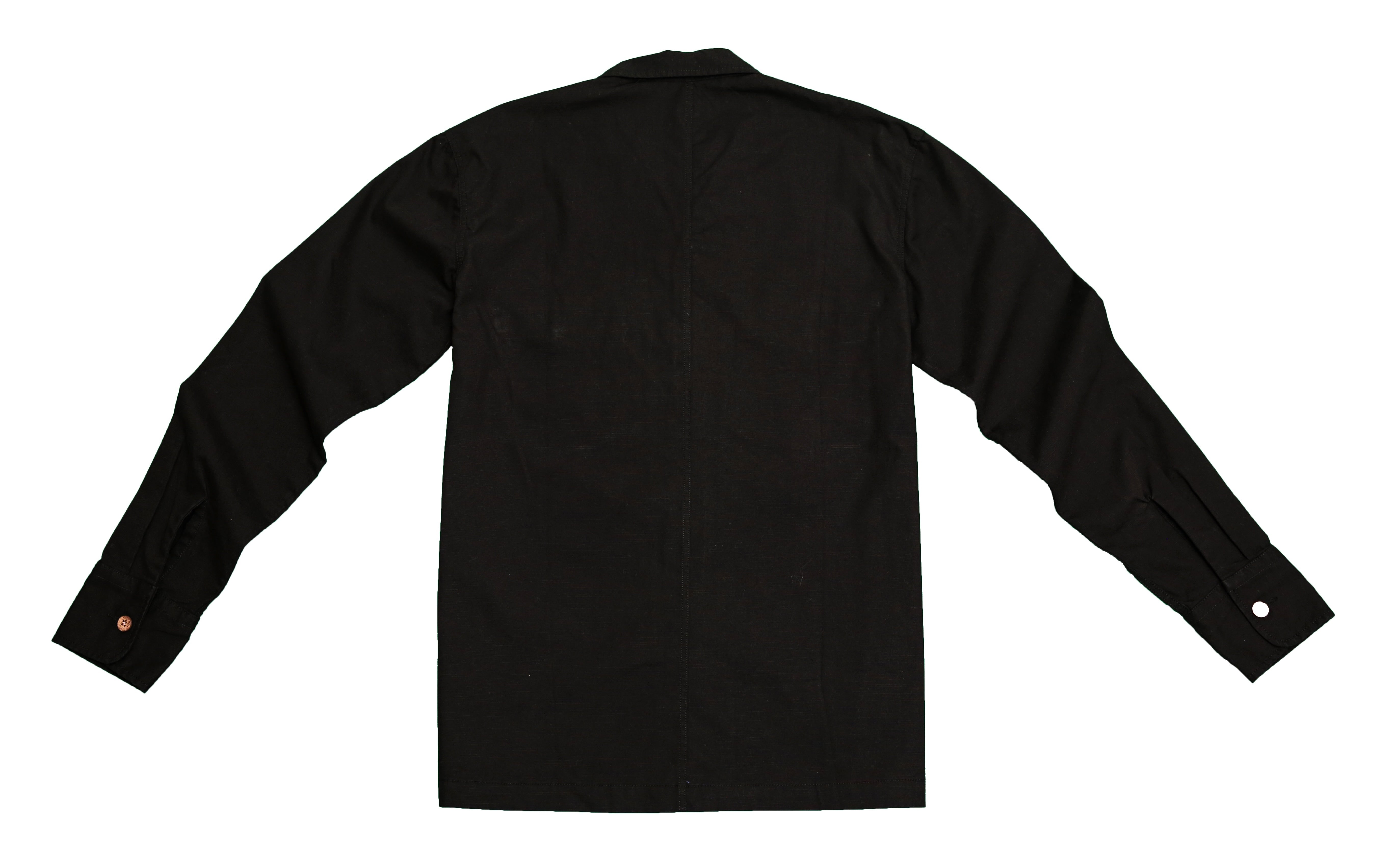 बोल्ड एंड बेसिक्स ब्लैक यूटिलिटी ओवरशर्ट