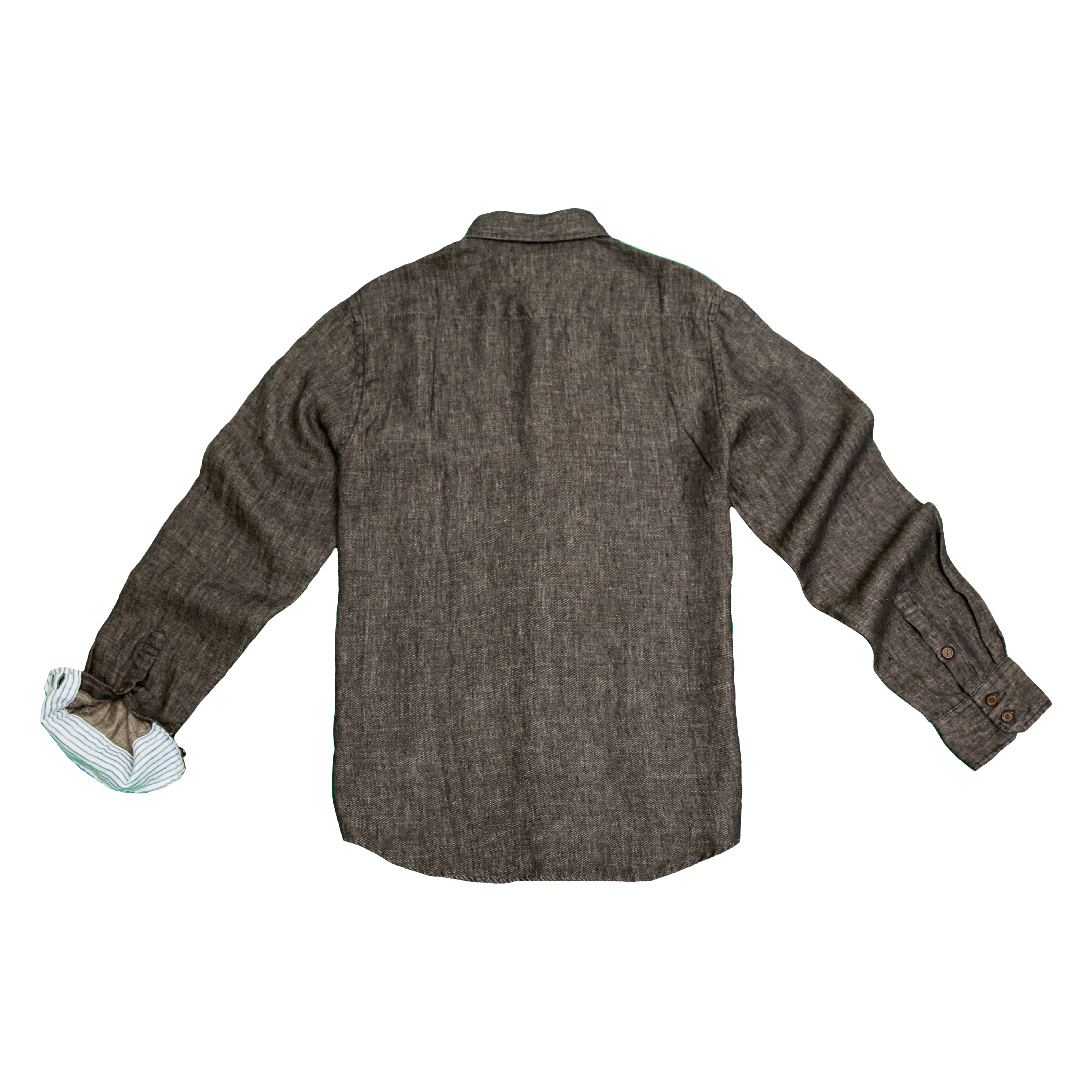 Bold&Basics Charcoal Field Linen Overshirt