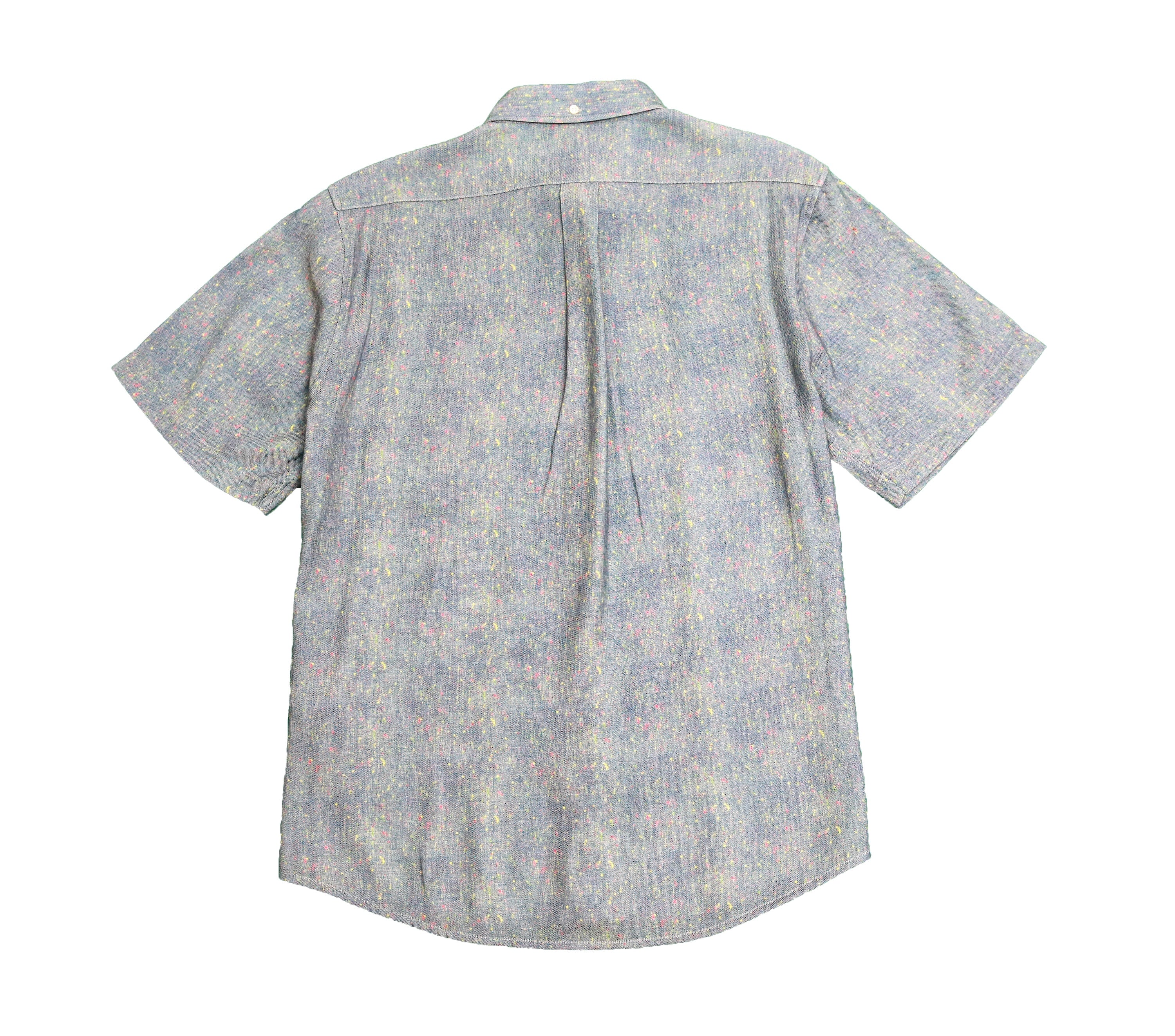 Bold&Basics Blue Flecked Linen Shirt