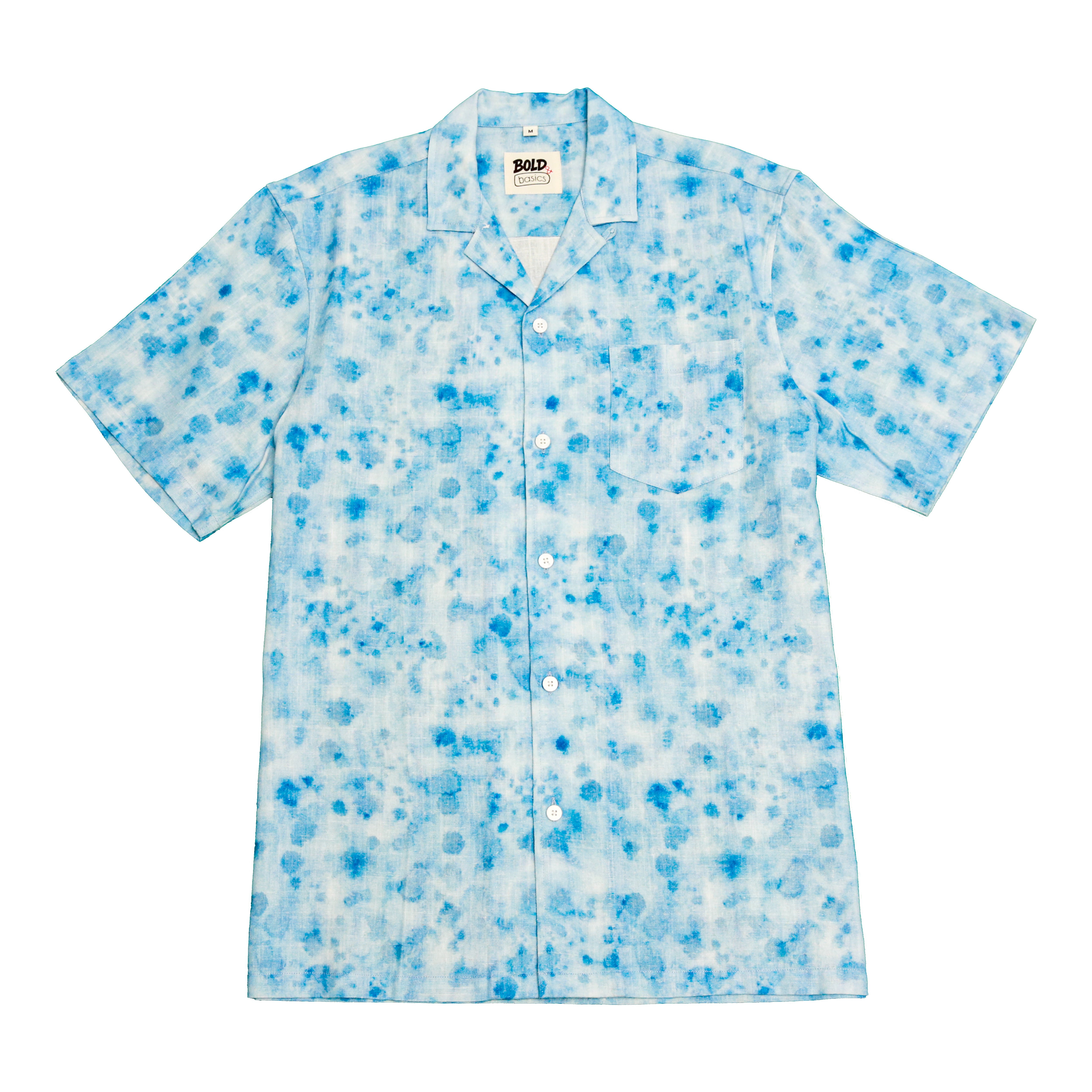 बोल्ड एंड बेसिक्स स्काई स्पेकल शर्ट