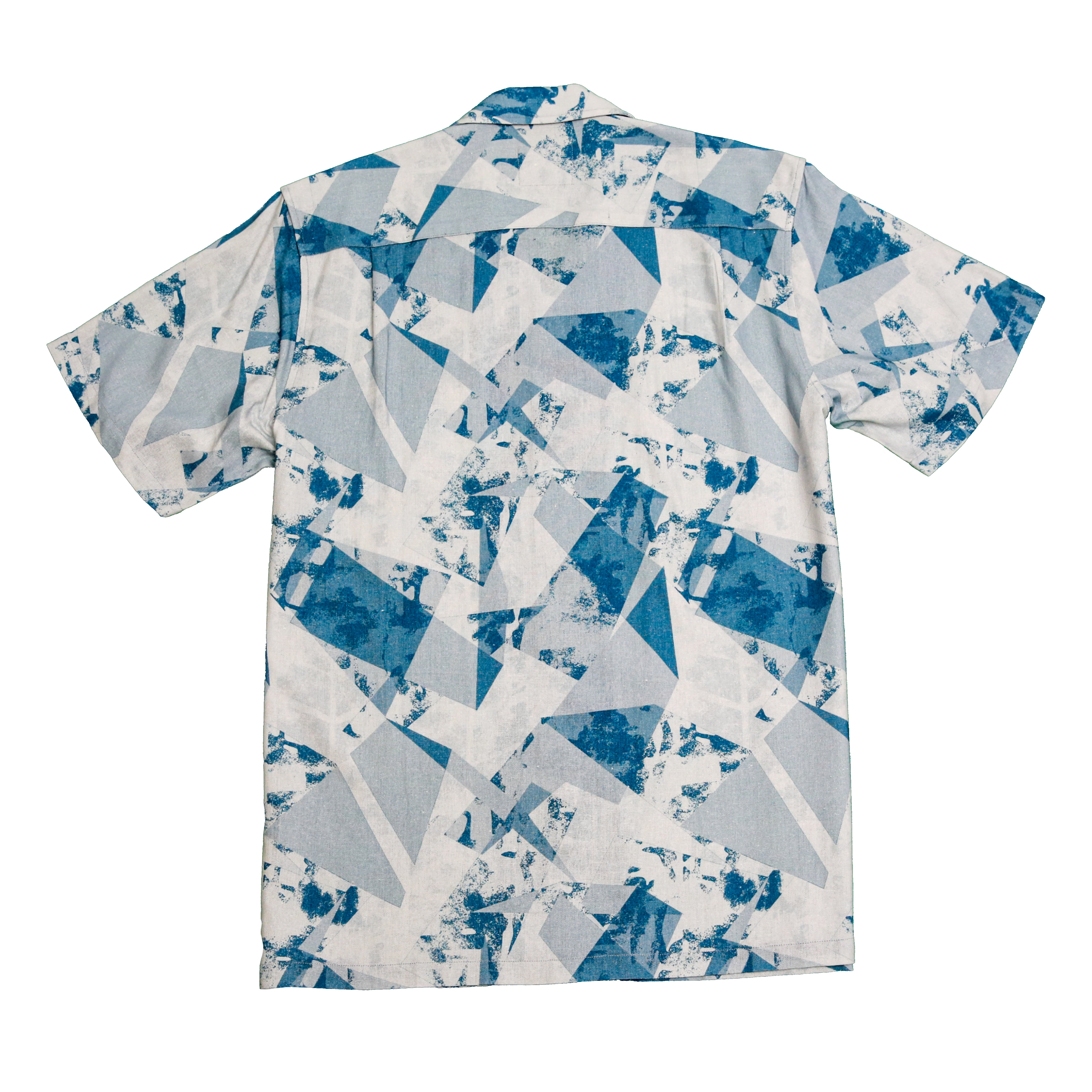 Bold&Basics Azure Shard Geo Shirt