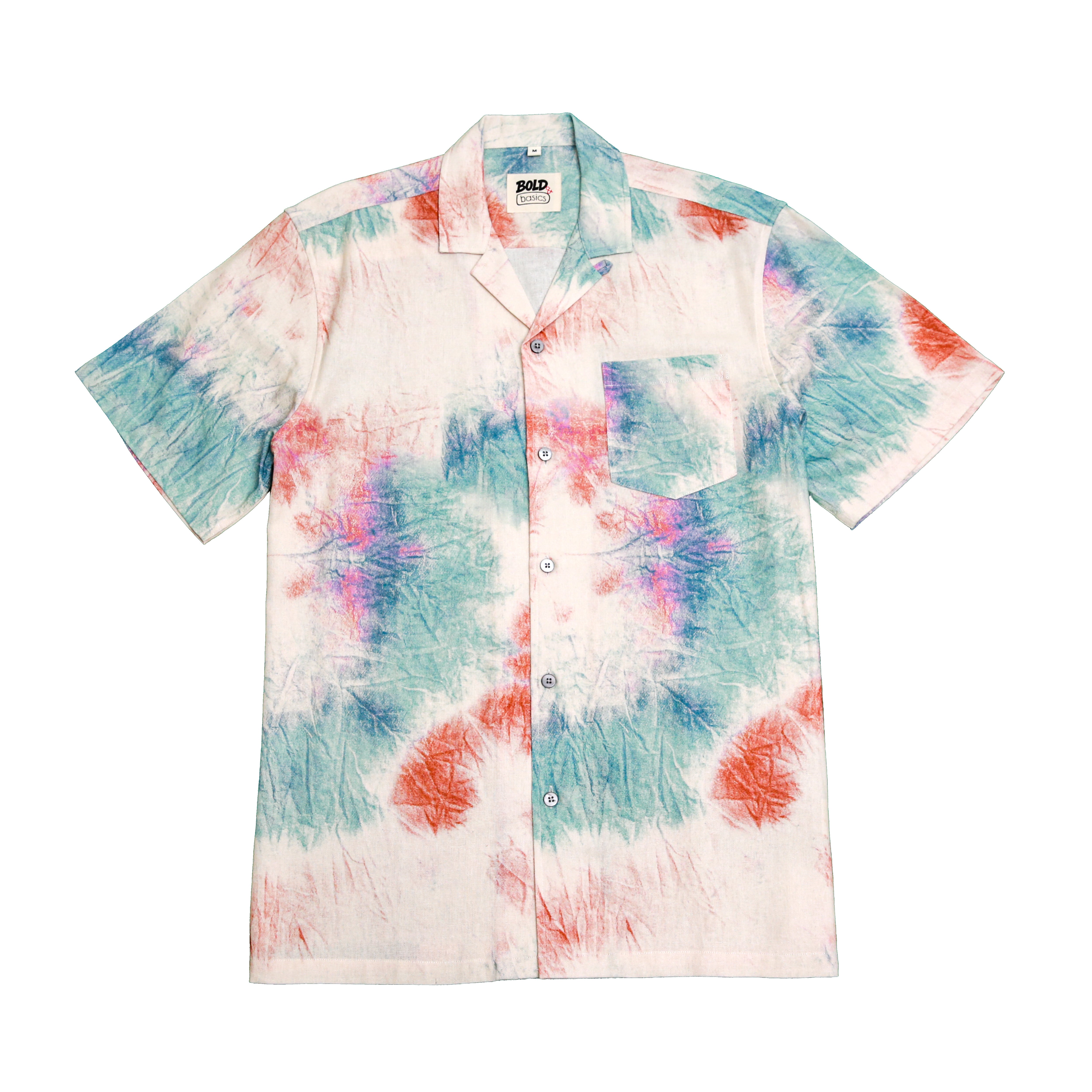 बोल्ड एंड बेसिक्स सनसेट ड्रिफ्ट डाई शर्ट