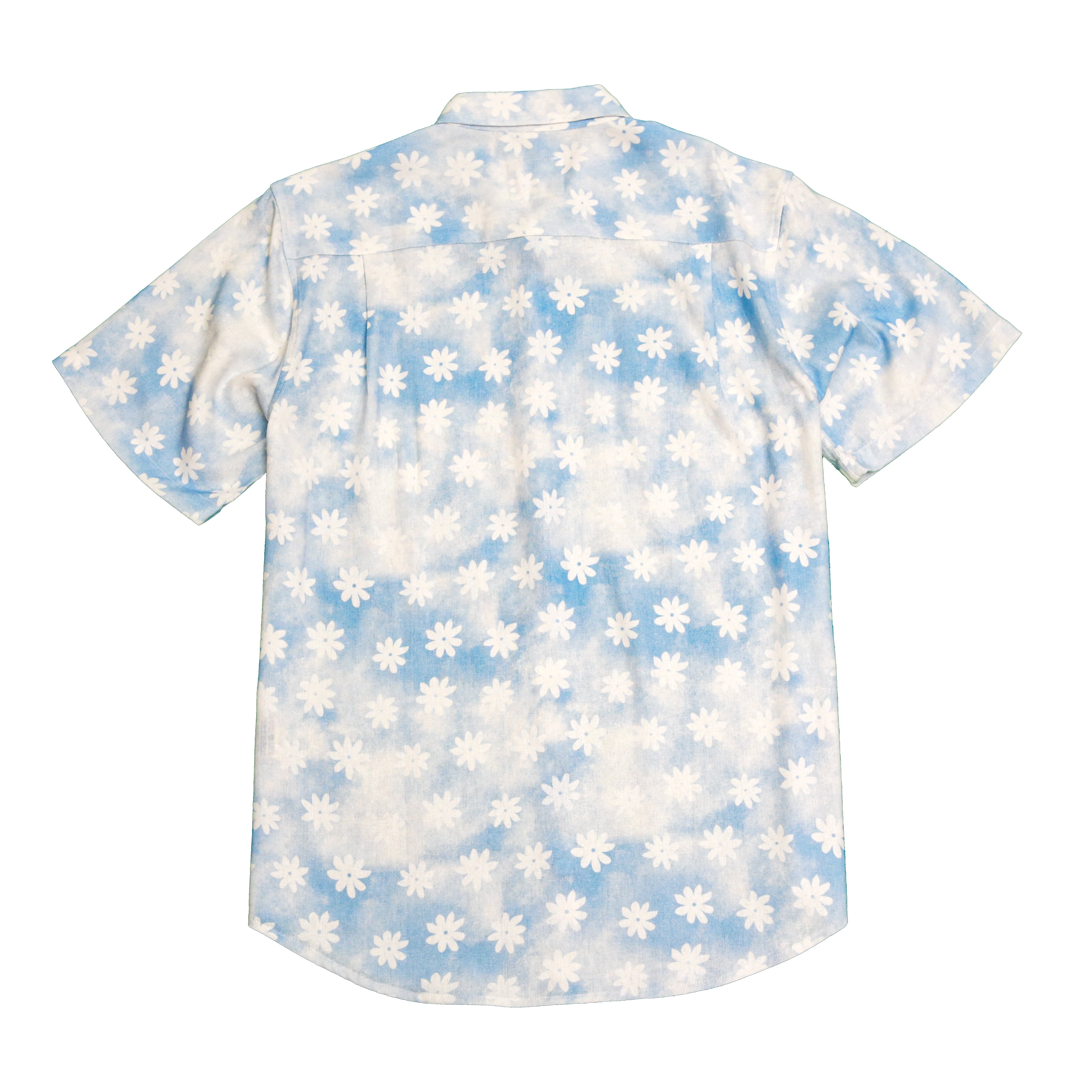 Bold&Basics Blue Daisy Mist Shirt