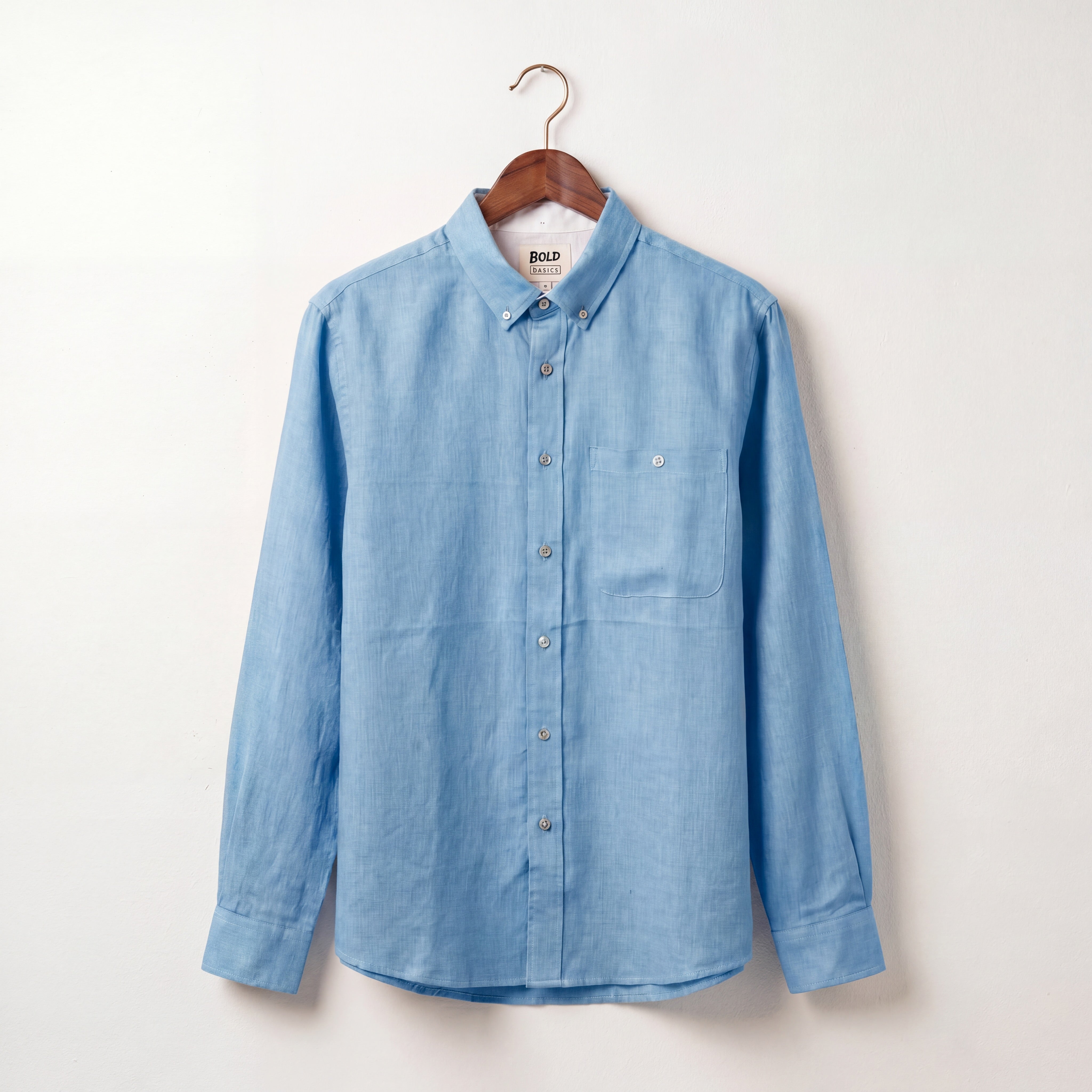 Terracotta Solid Linen Shirt