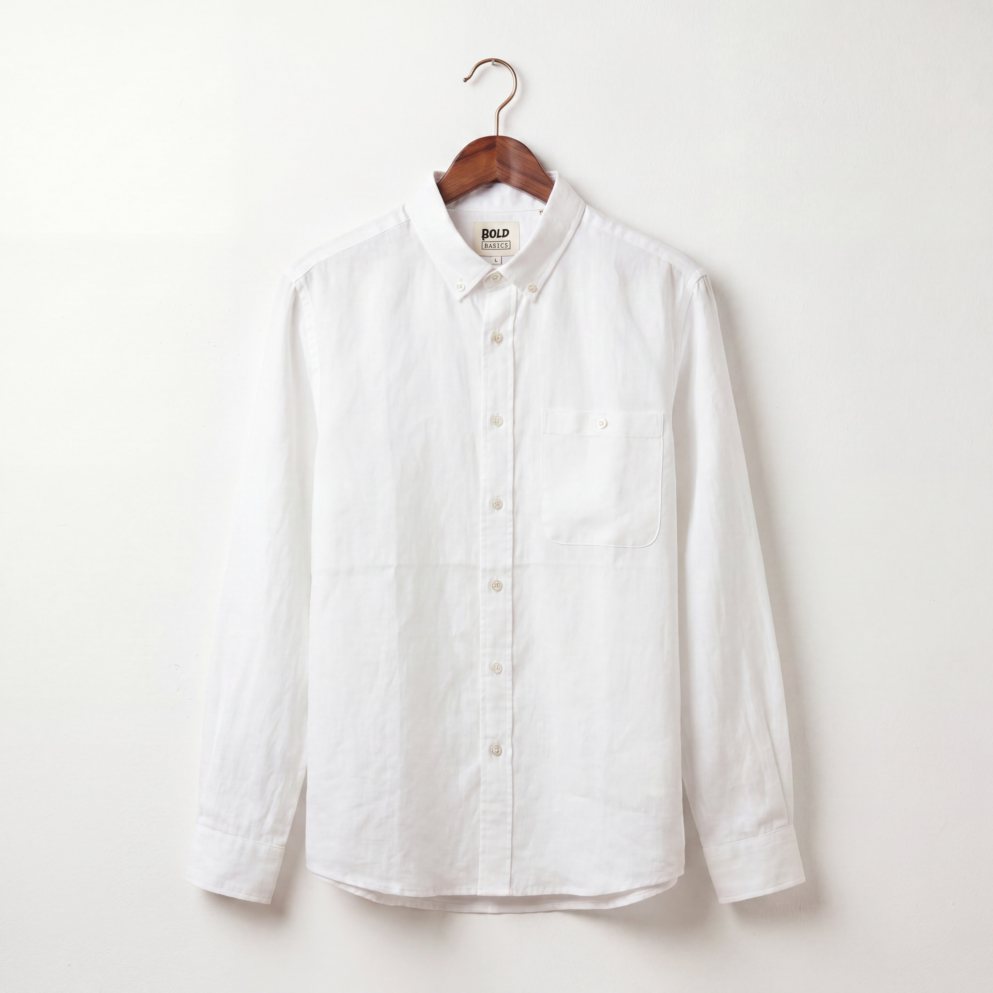 Terracotta Solid Linen Shirt