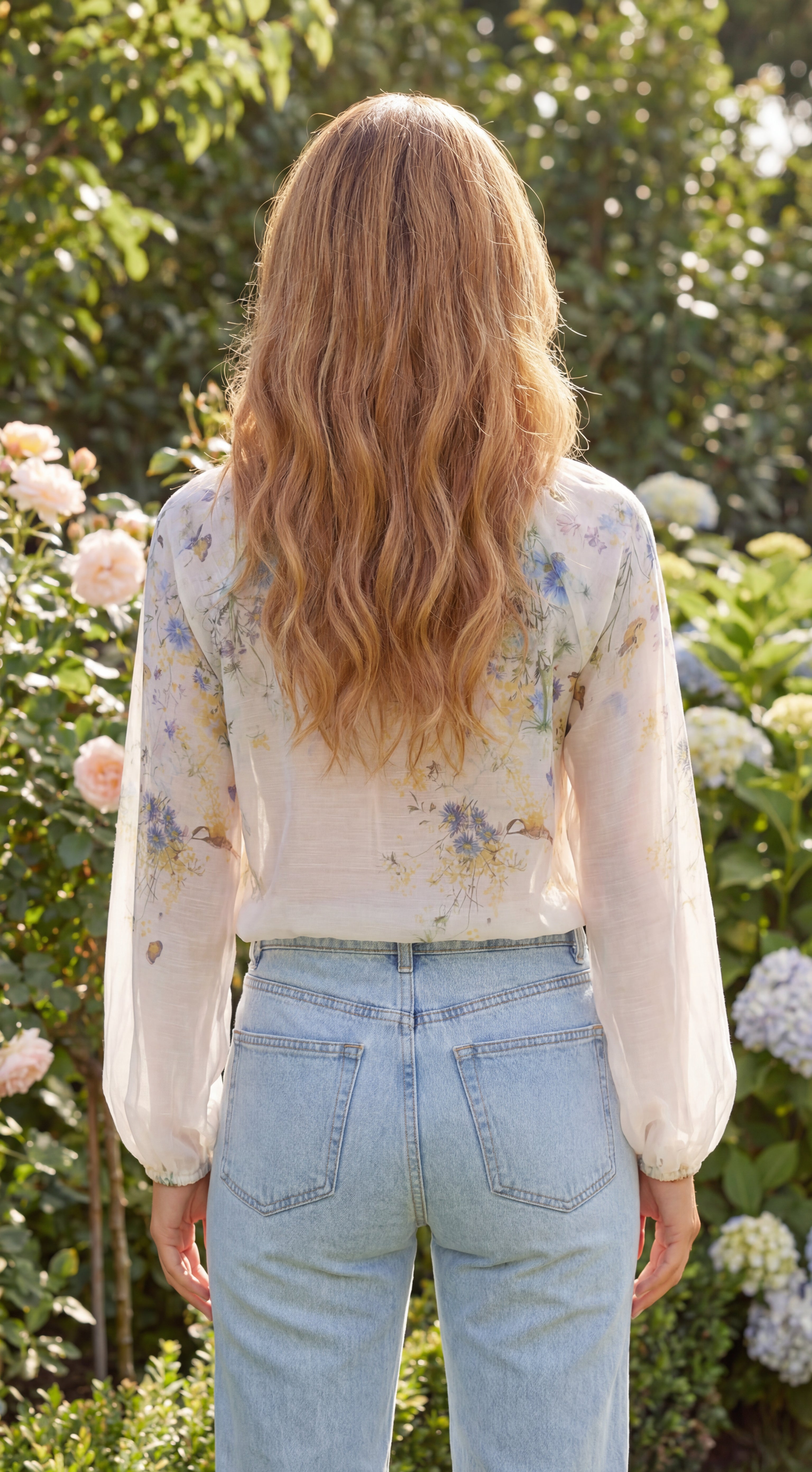 Whispering Meadow Floral Top