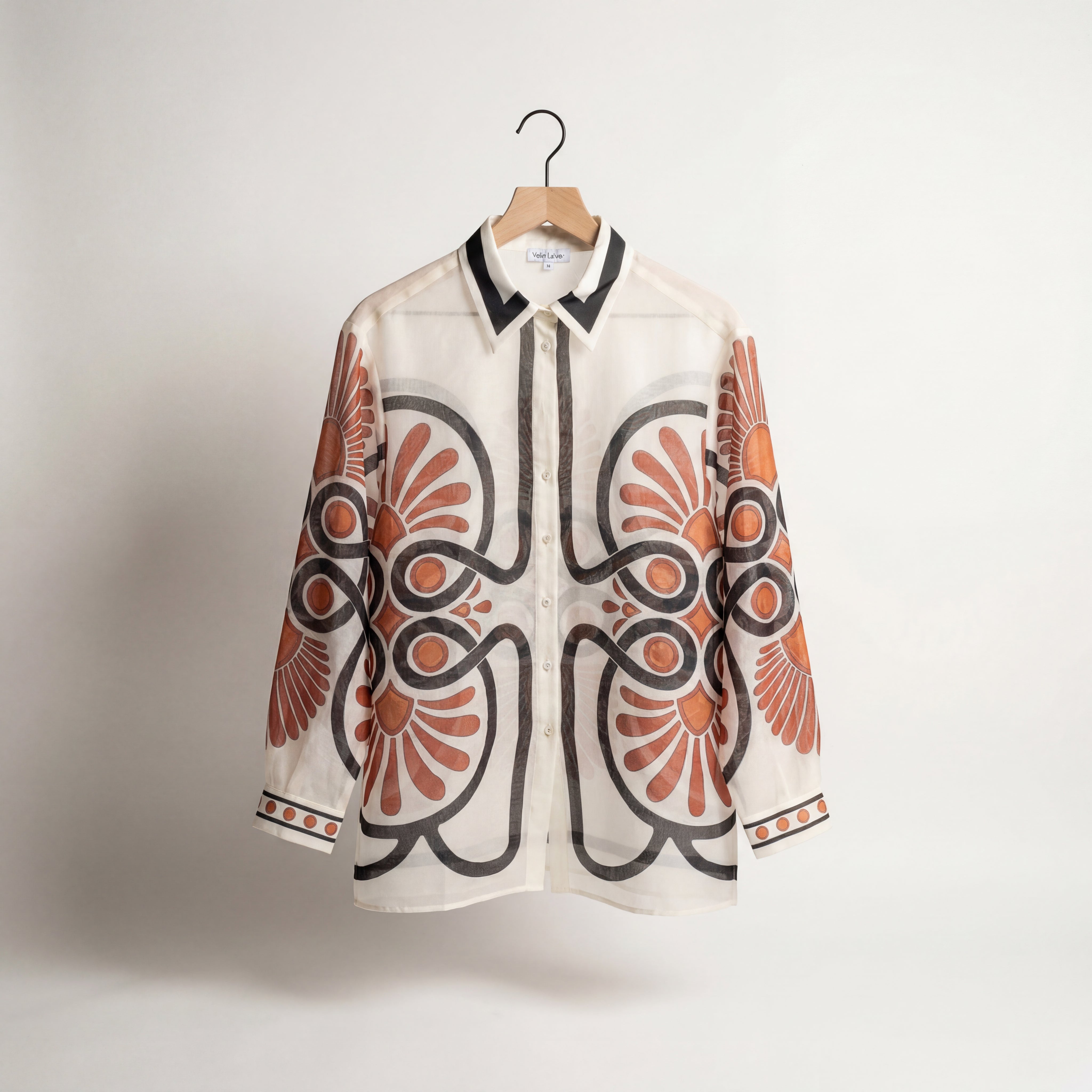 Bold Geometric Print Shirt