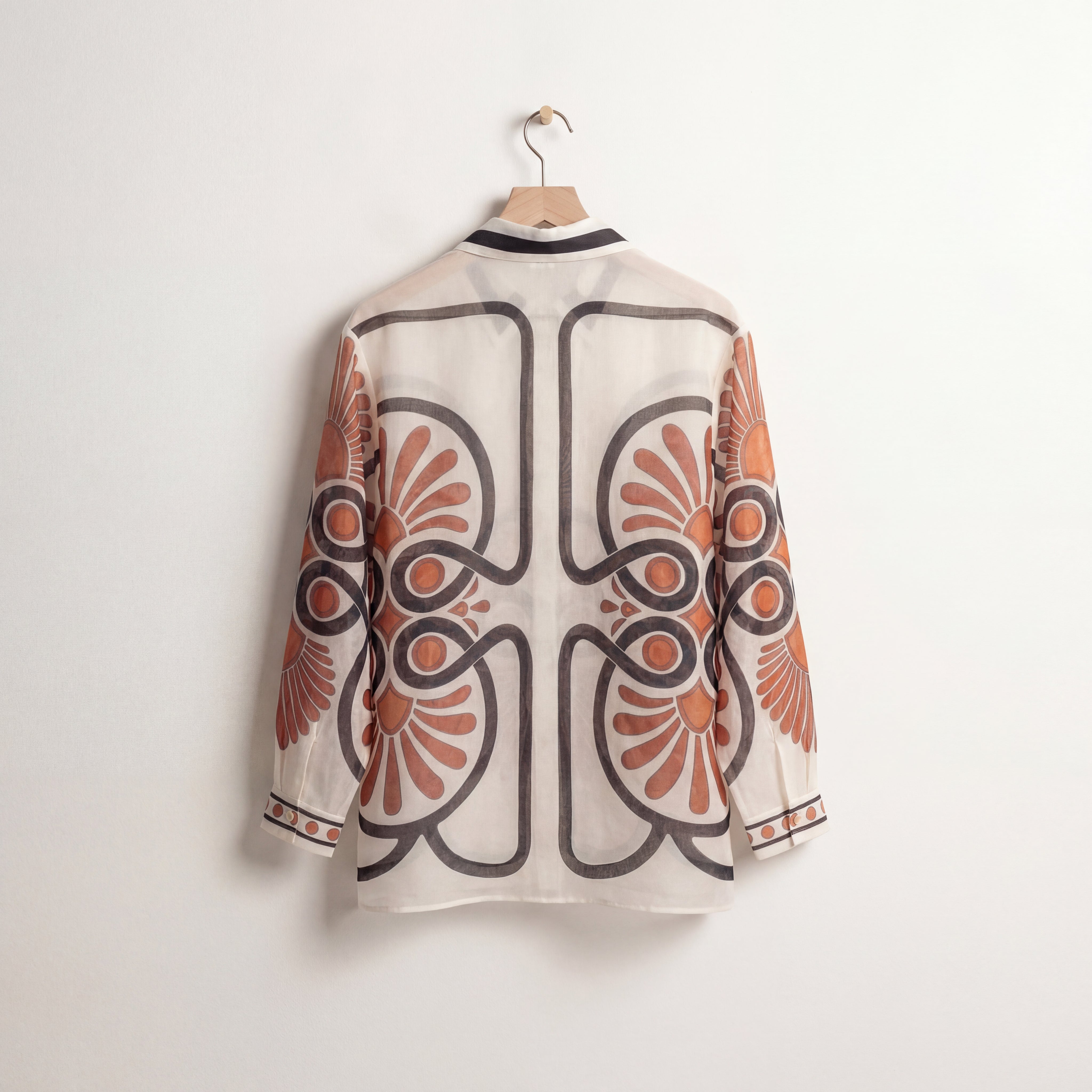 Bold Geometric Print Shirt