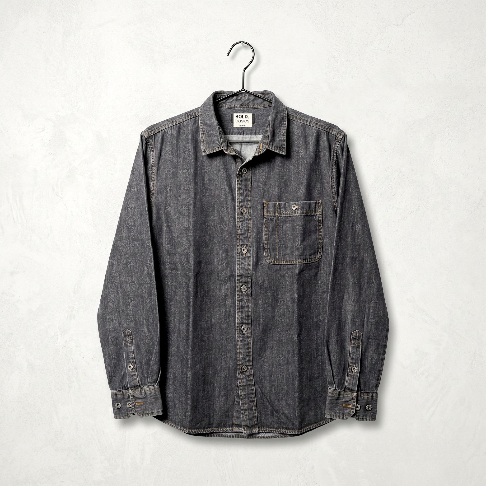 Vintage Wash Button-Down Shirt