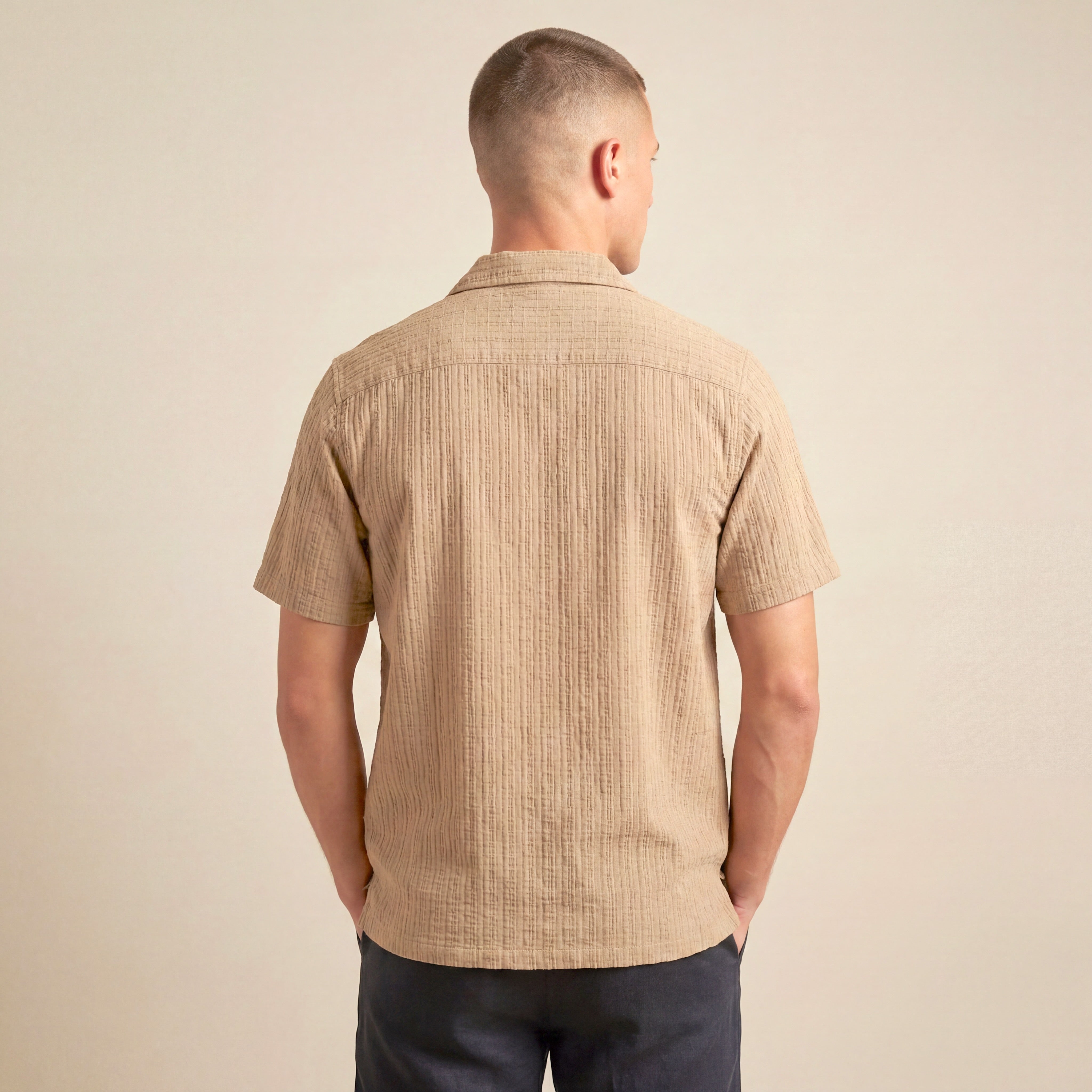 Earthtone Textured Shirt