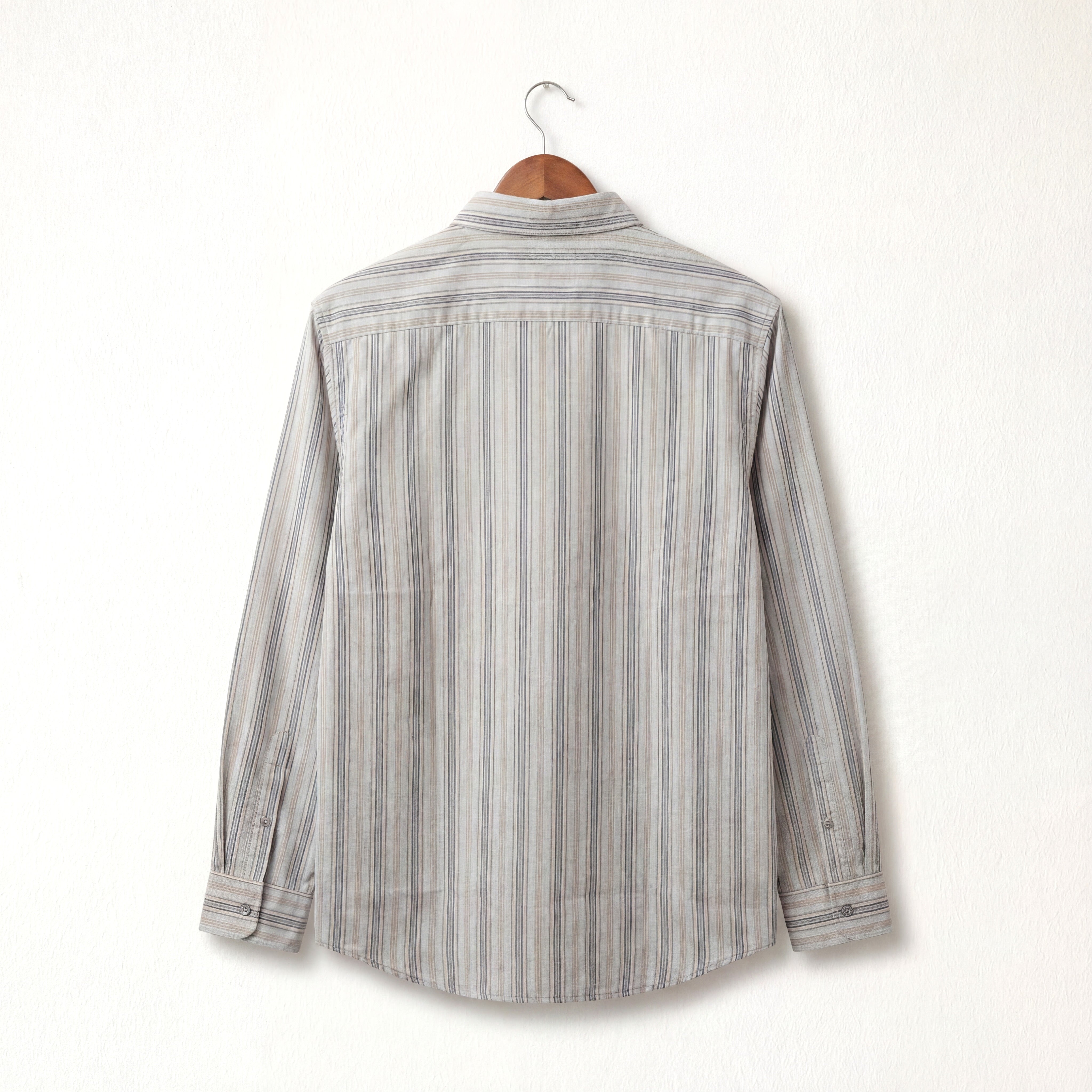 The Grey Striped Ease Shirt