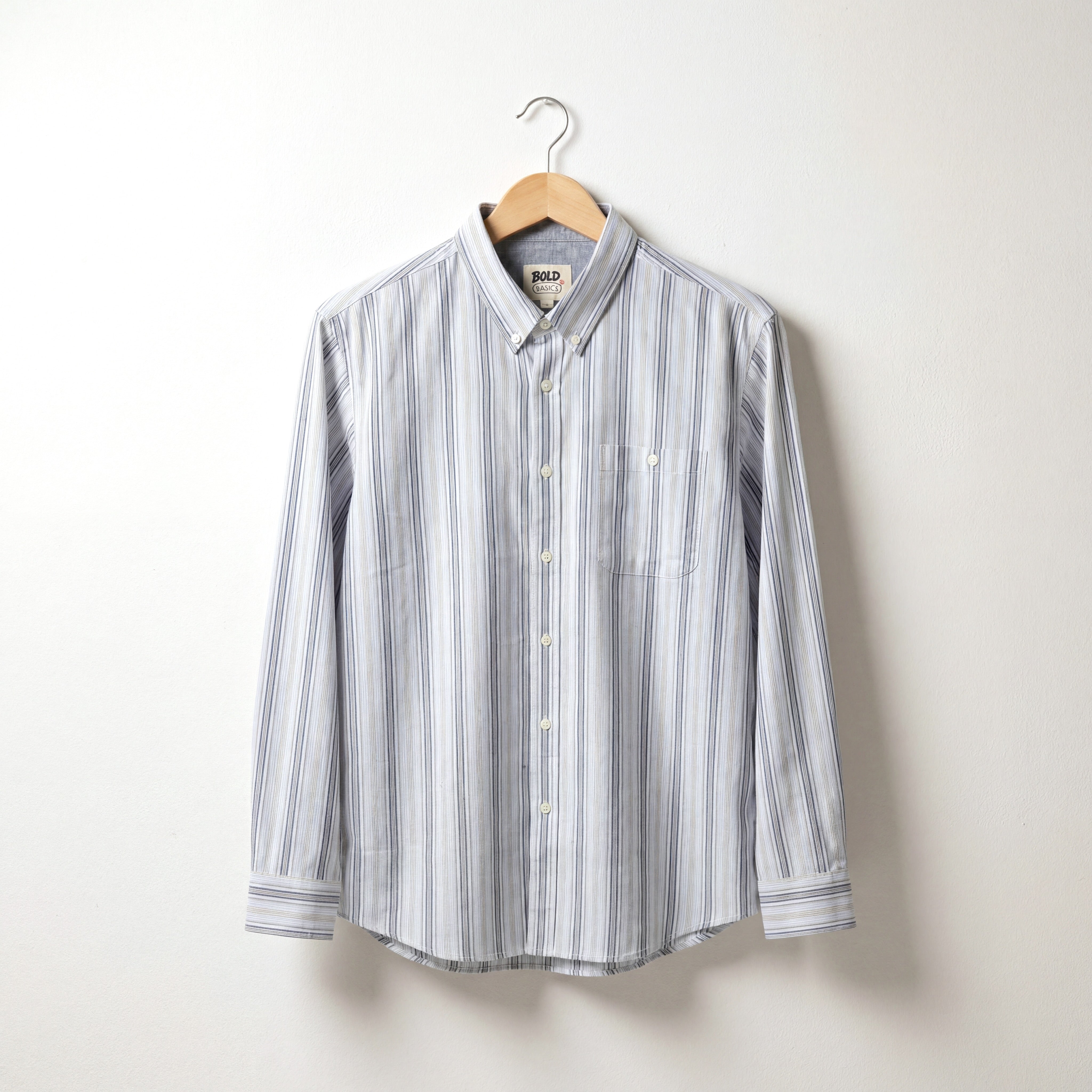 The White Striped Ease Shirt