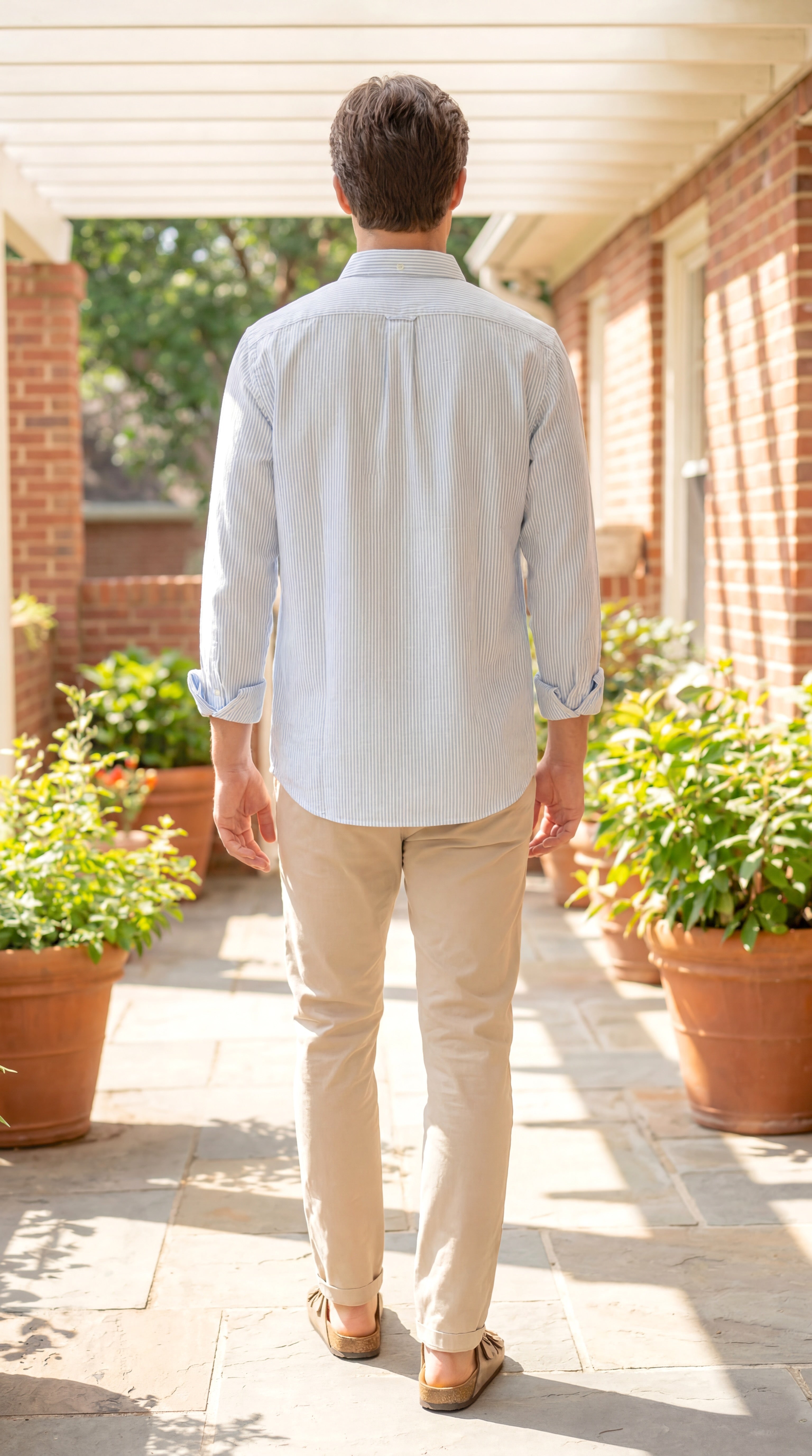The Harbor Stripe Button-Down Shirt