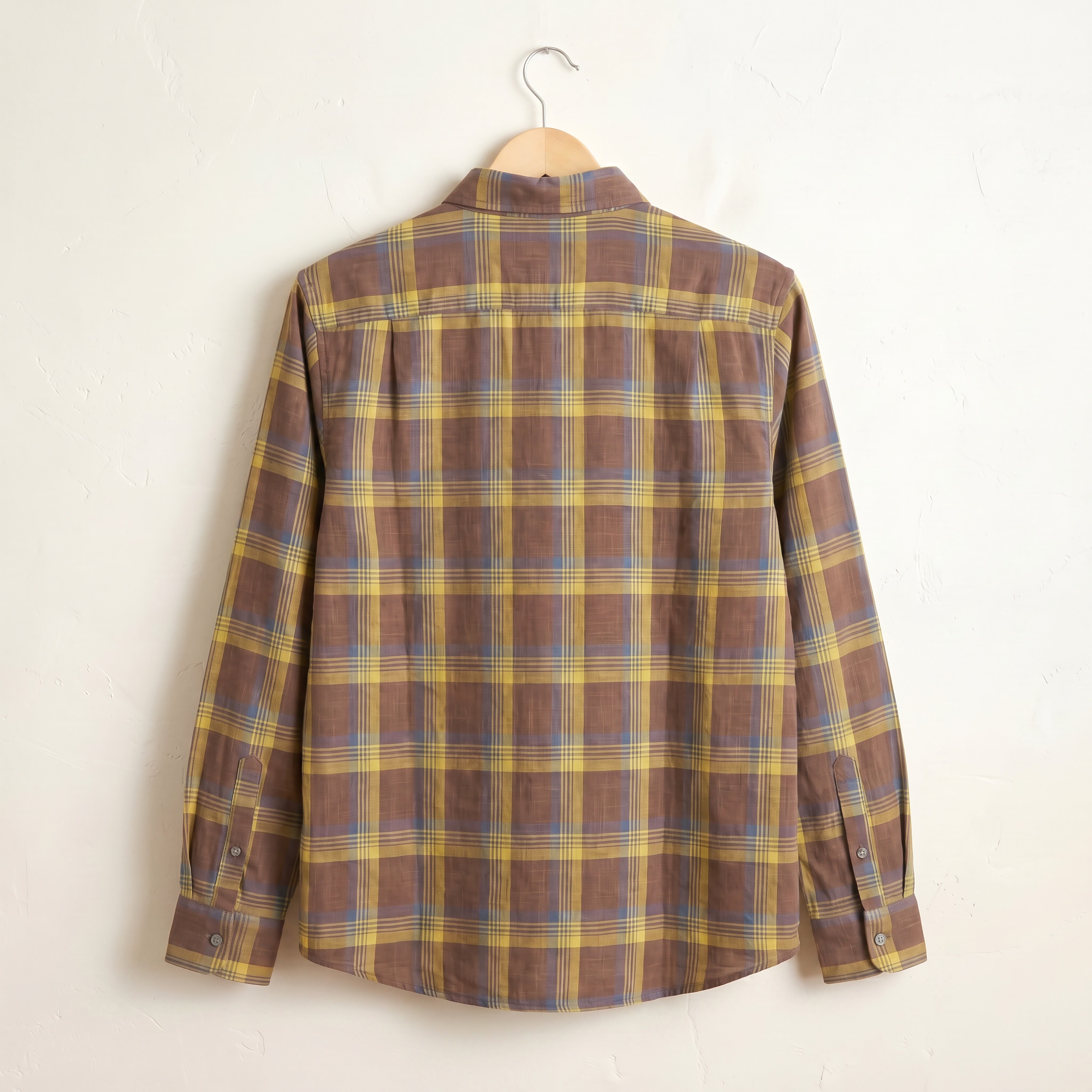 The Canyon Plaid Button-Down Linen Shirt