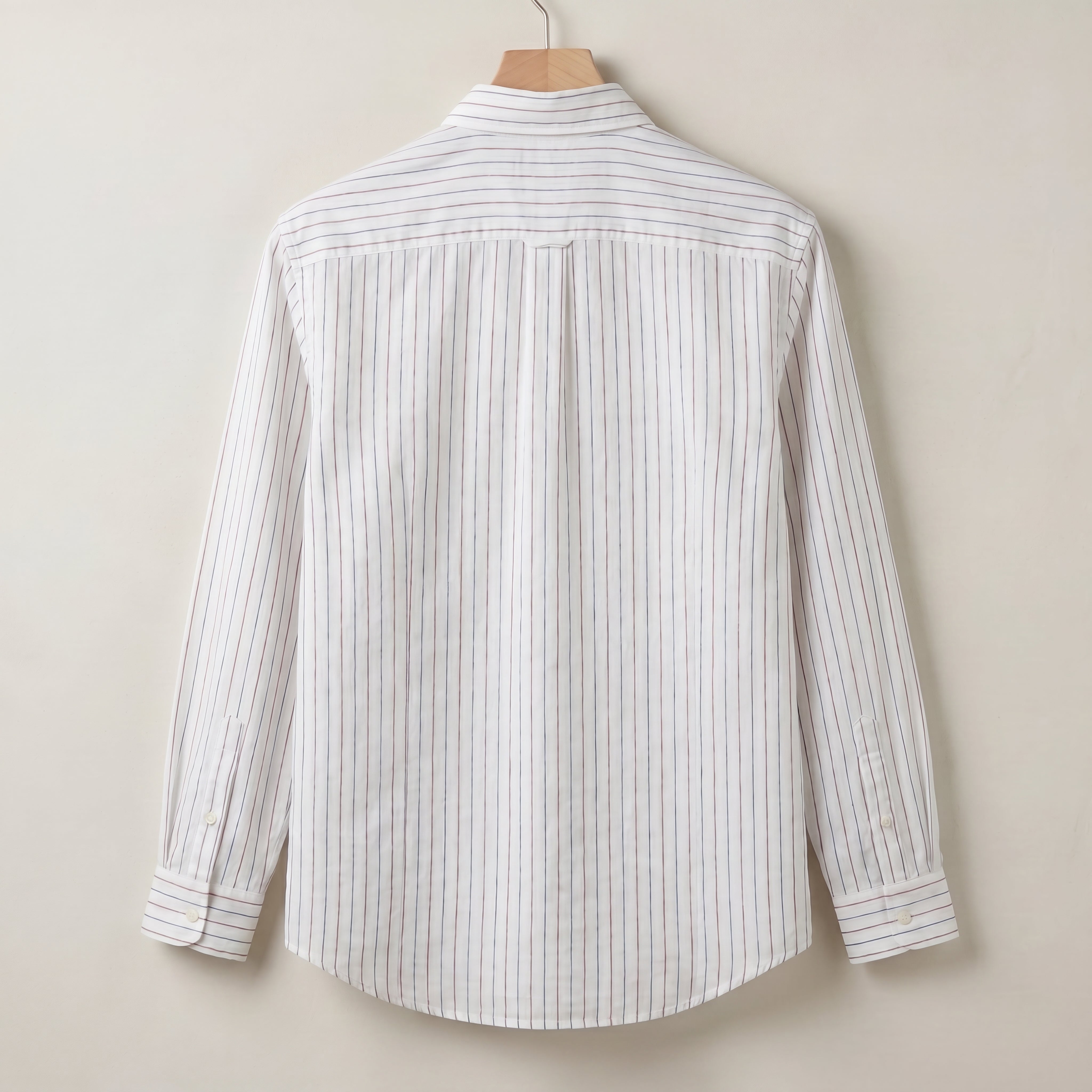 The Pinstripe Button-Down Linen Shirt