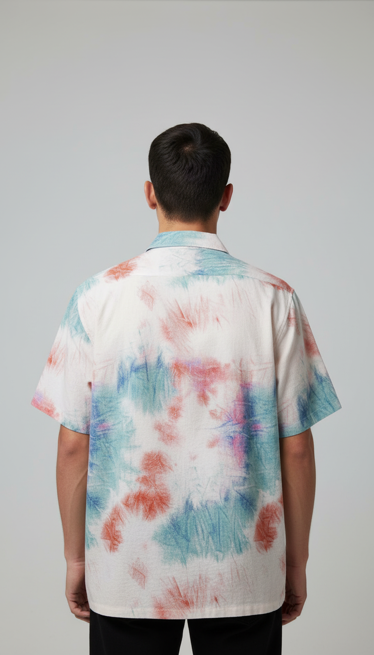 बोल्ड एंड बेसिक्स सनसेट ड्रिफ्ट डाई शर्ट