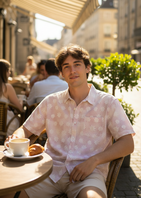 Bold&Basics Blush Daisy Mist Shirt